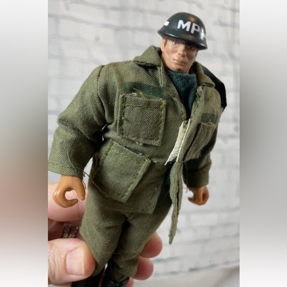 Vintage 2 action figure G.I. Joe soldiers of the World war army military green - Picture 3 of 15